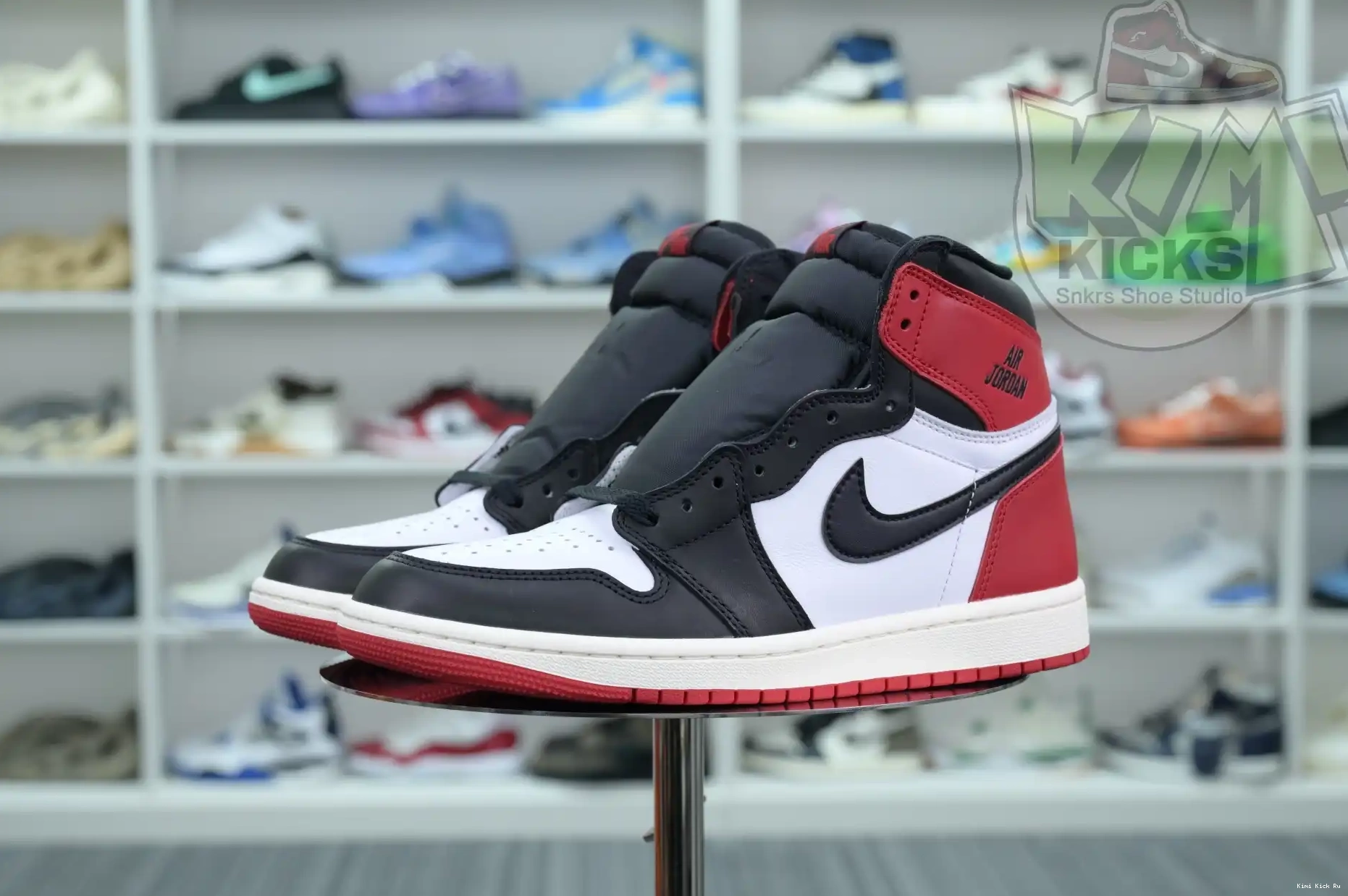 OG“Black Air Kimikick Jordan Toe Jordan 1High Reimagined” 0707